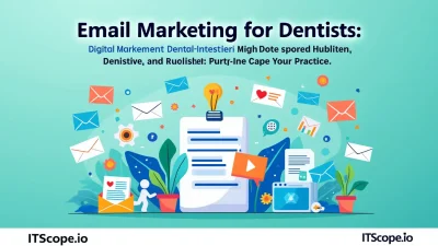 Email Marketing for Dentists illustration showing transformative strategies for dental practices