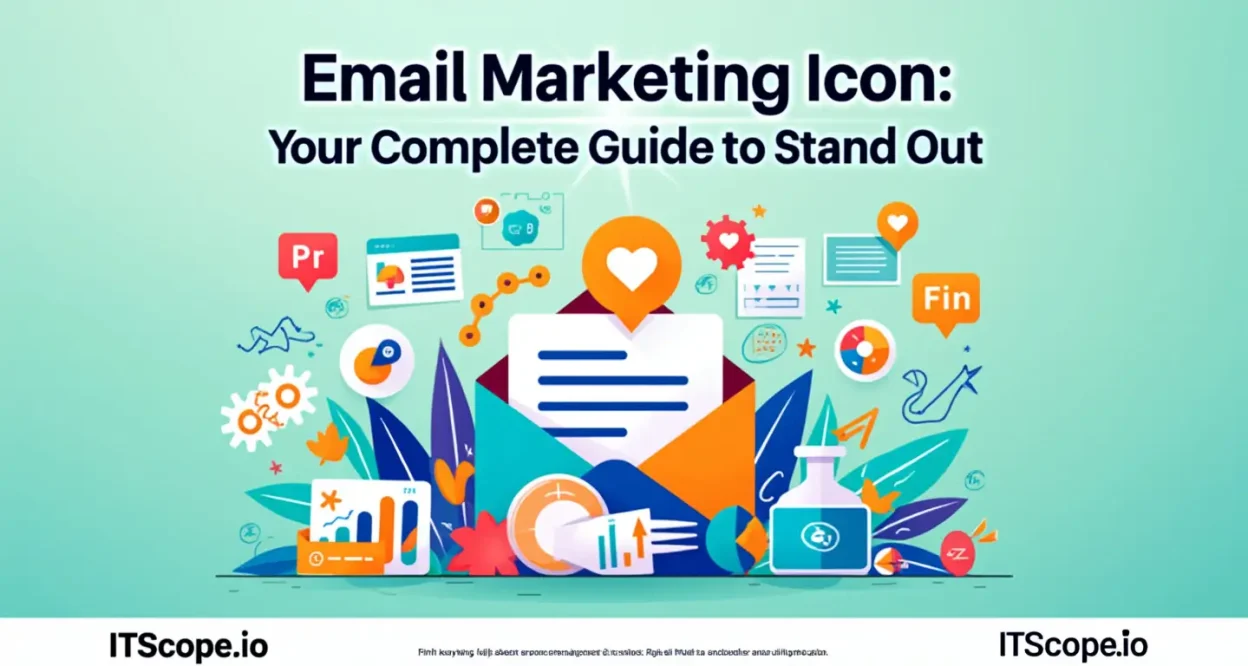 Email Marketing Icon illustration representing effective digital communication strategies