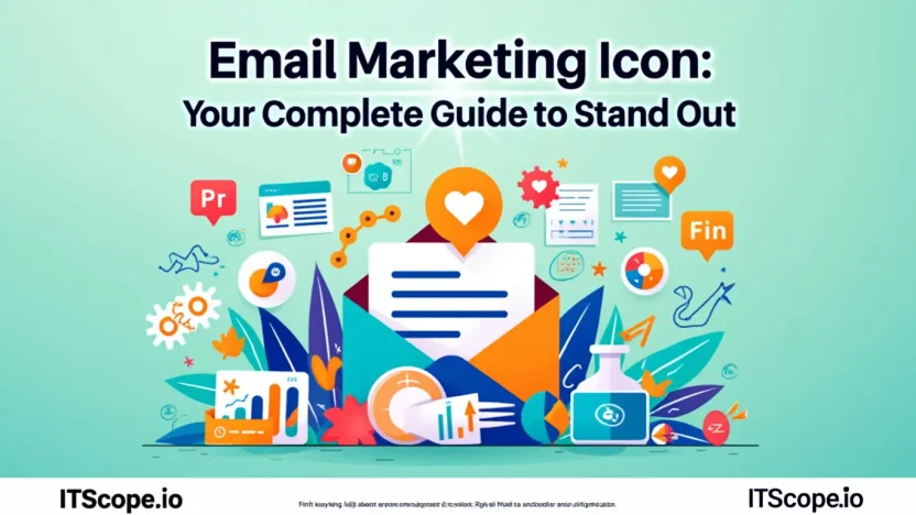 Email Marketing Icon illustration representing effective digital communication strategies