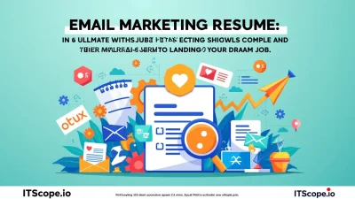 Email Marketing Resume illustration showcasing key strategies and tips discussed in the blog