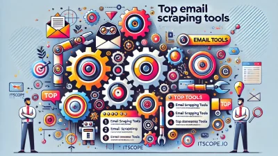 Email Scraping Tool illustration showing various applications and benefits discussed in the blog