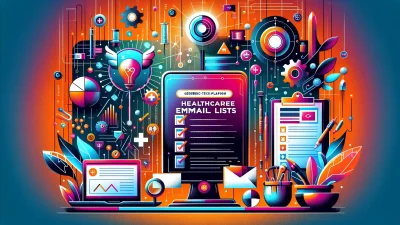 Healthcare Email Lists guide illustration showcasing marketing strategies