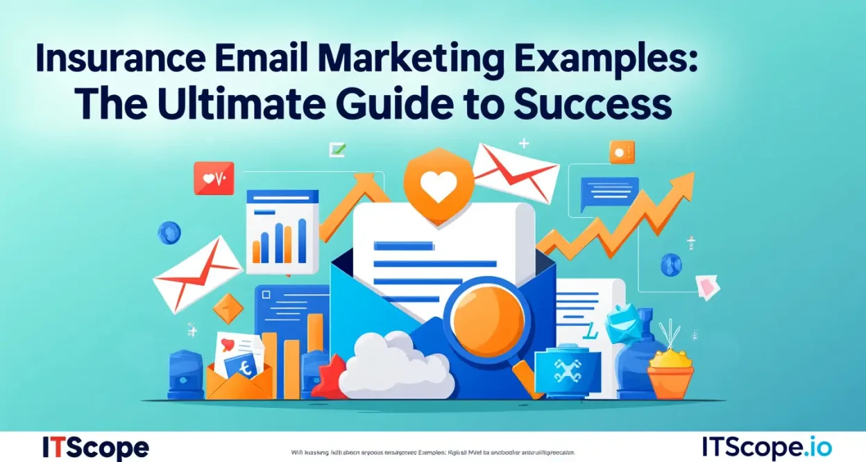 Insurance email marketing examples illustration showing key strategies from the ultimate guide.