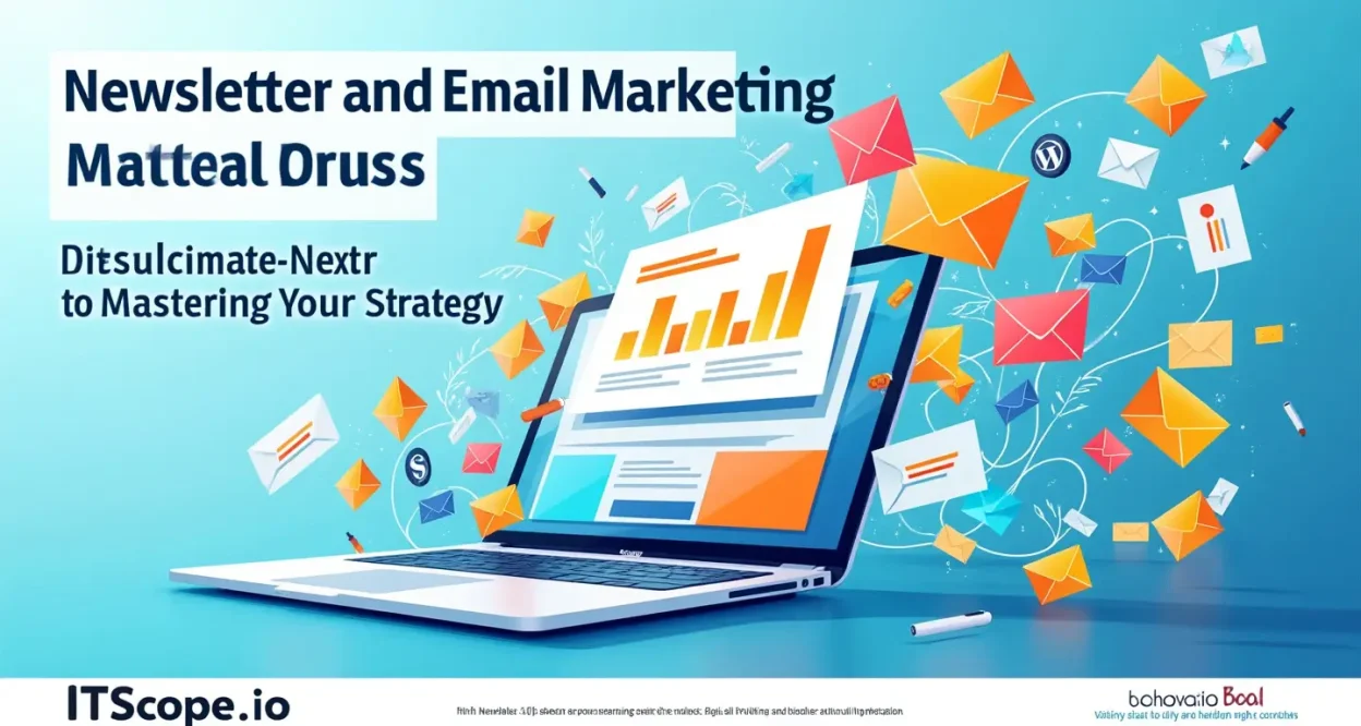 Newsletter and Email Marketing illustration highlighting key strategies and concepts discussed in the blog