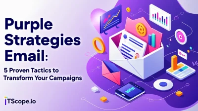 Purple Strategies Email illustration highlighting essential tactics for campaign transformation