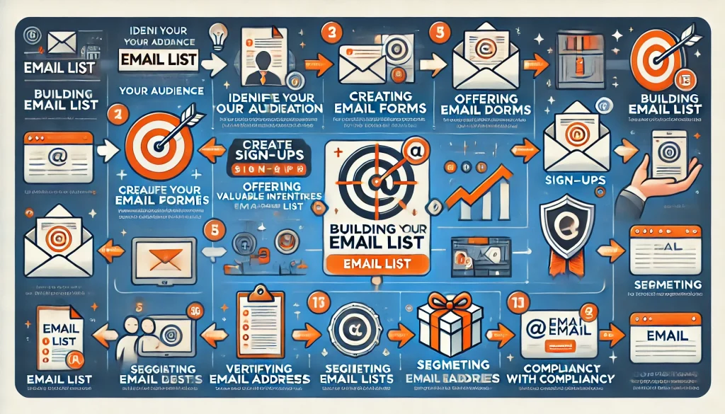 steps to build effective email list