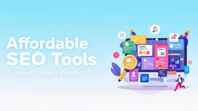 Affordable SEO Tools illustration showcasing top digital tools discussed in the article