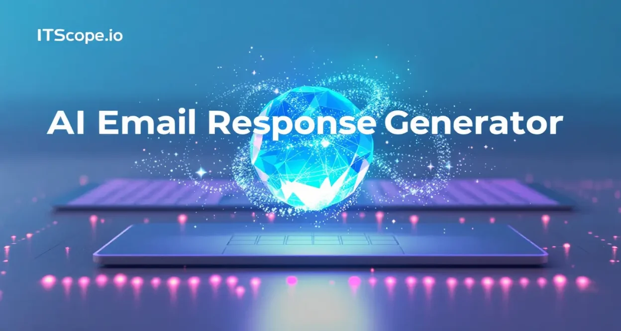 AI Email Response Generator illustration showing how to enhance communication with AI-powered technology