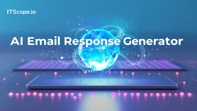 AI Email Response Generator illustration showing how to enhance communication with AI-powered technology