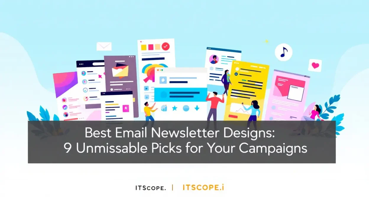 Best Email Newsletter Designs featuring creative and professional layouts