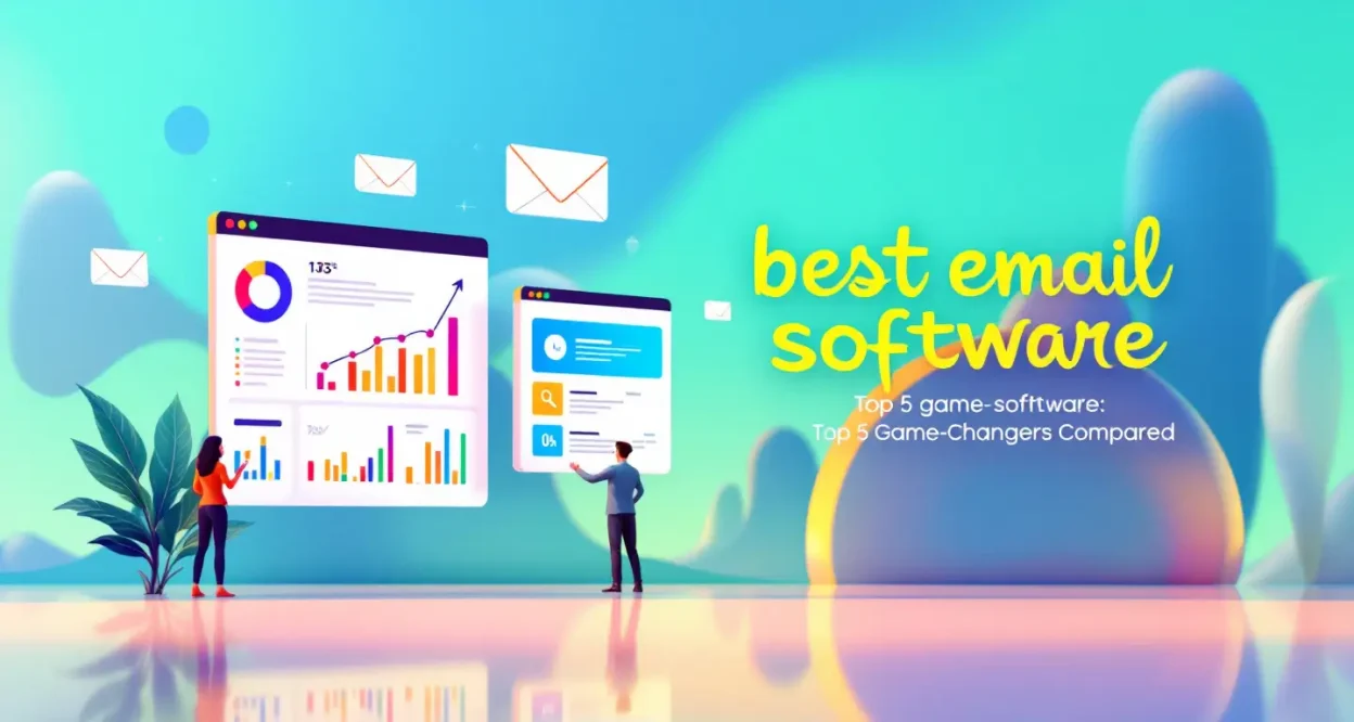 Best email software comparison chart showcasing top contenders