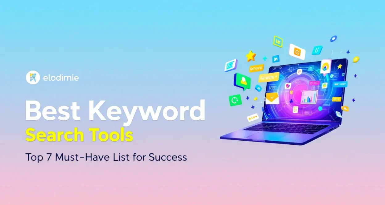 Illustration of best keyword search tools highlighting top digital solutions