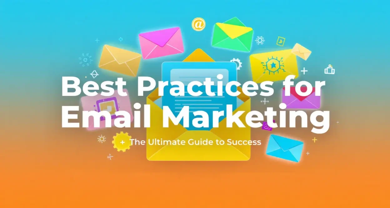 Best Practices for Email Marketing illustration showing essential tips and strategies