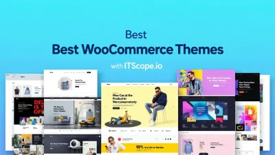 Best WooCommerce Themes collage illustrating various theme designs for e-commerce sites