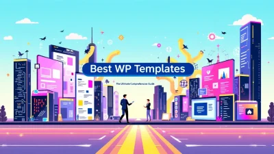 Best WP Templates illustration featuring diverse WordPress design styles