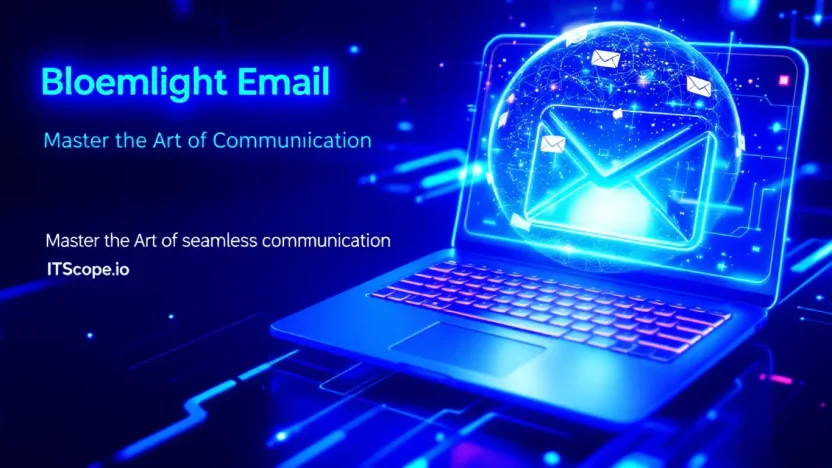 Bloemlight Email illustration showing seamless communication concepts