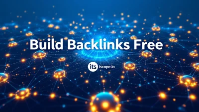 Build Backlinks Free illustration showing interconnected digital network strategies