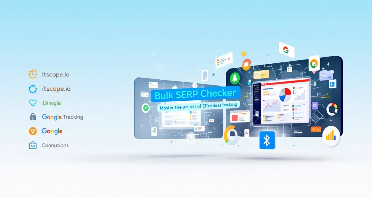 Bulk SERP Checker dashboard visualizing search engine results analysis