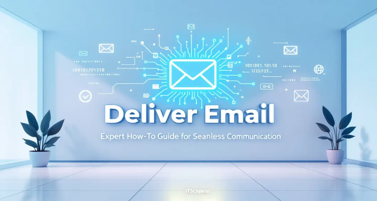 Deliver Email illustration showing expert communication techniques discussed in the blog