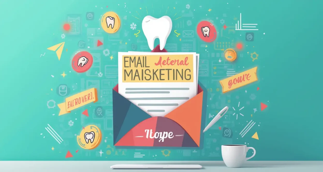 Dental email marketing infographic showcasing engagement strategies