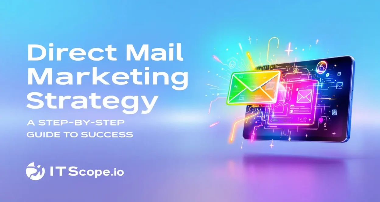 Direct Mail Marketing Strategy depiction illustrating effective campaign components