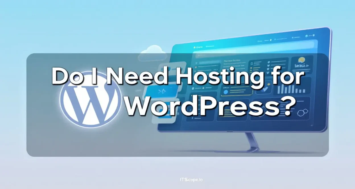 Do I Need Hosting for WordPress? Illustration showing WordPress hosting integration