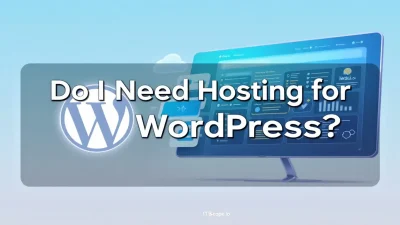 Do I Need Hosting for WordPress? Illustration showing WordPress hosting integration