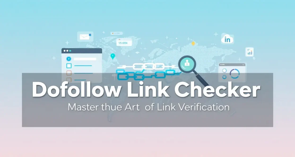 Dofollow Link Checker guide illustration showing key concepts in link verification