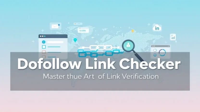 Dofollow Link Checker guide illustration showing key concepts in link verification