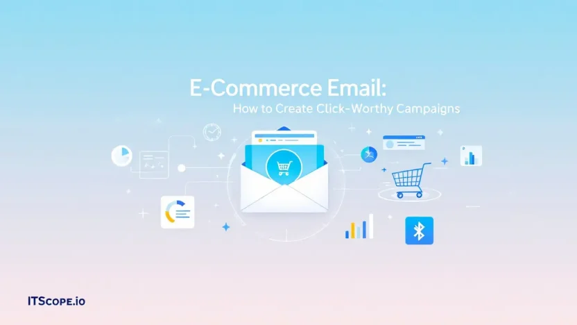 E Commerce Email illustration showing how to craft click-worthy campaigns