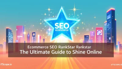 Ecommerce SEO RankStar illustration highlighting key strategies to succeed online