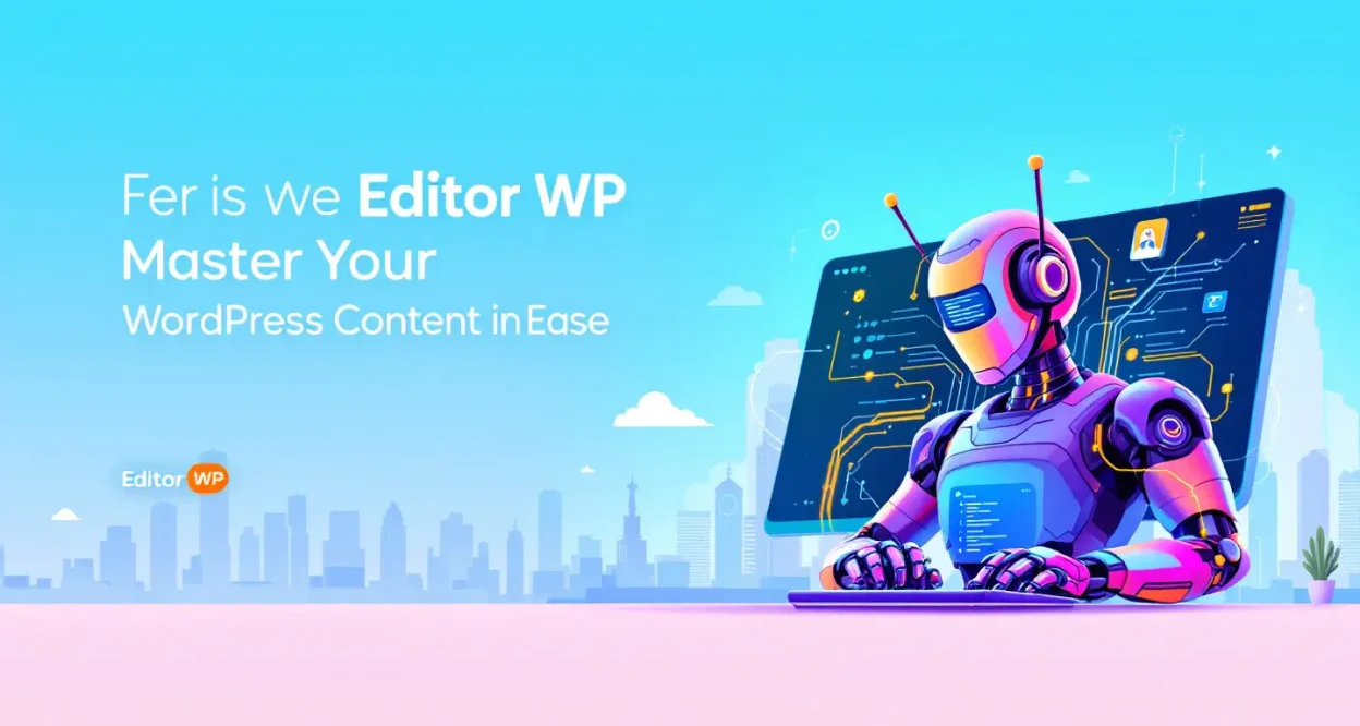 Editor WP how-to guide illustration demonstrating WordPress editing concepts