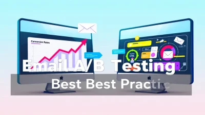 Email A/B Testing Best Practices illustration showing key optimization strategies