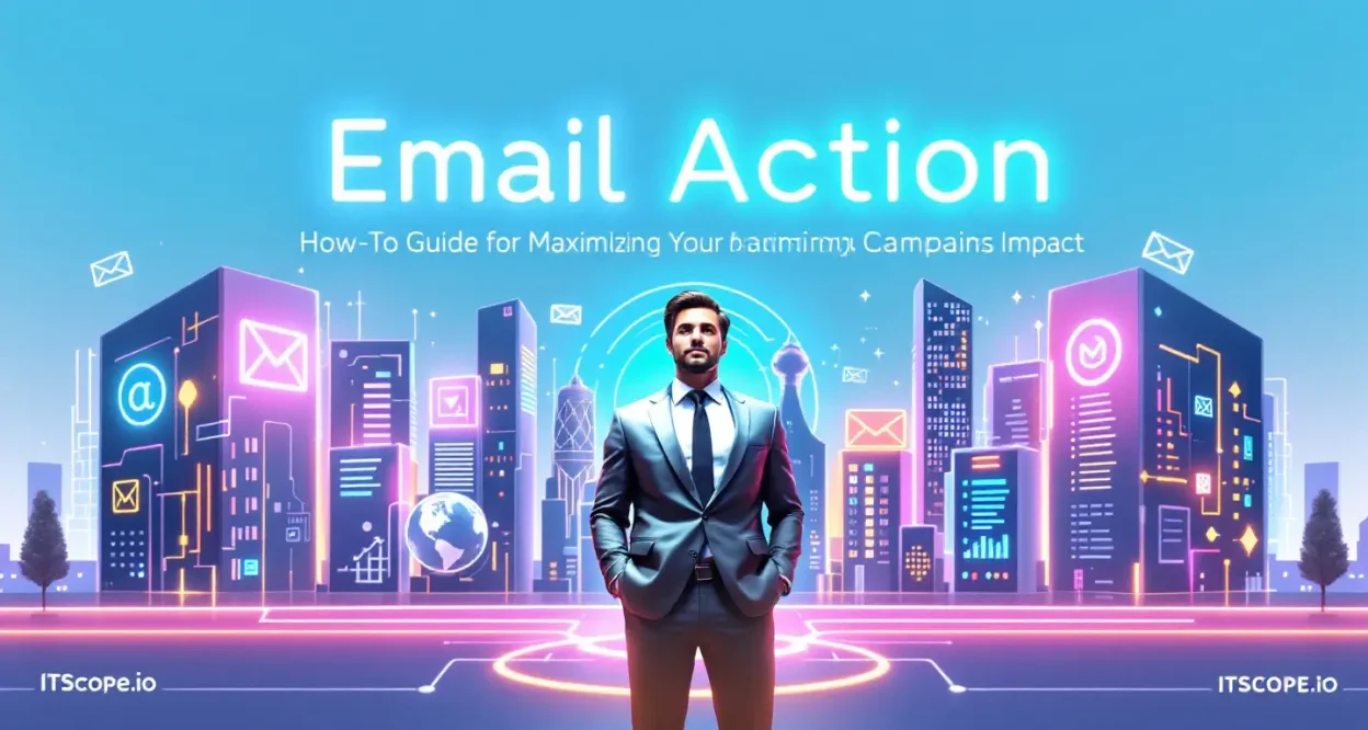 Email Action illustration showing how-to guide concepts discussed in the blog