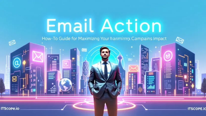 Email Action illustration showing how-to guide concepts discussed in the blog