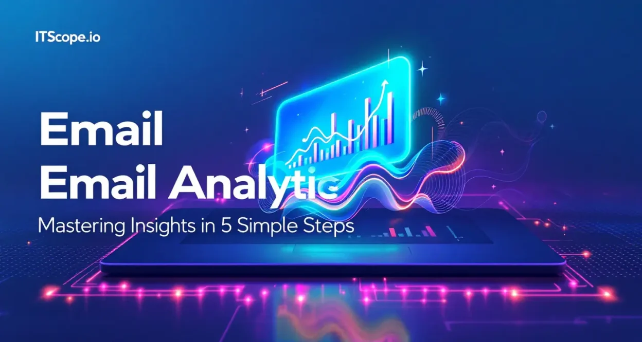 Email analytics illustration showing key concepts discussed in the blog