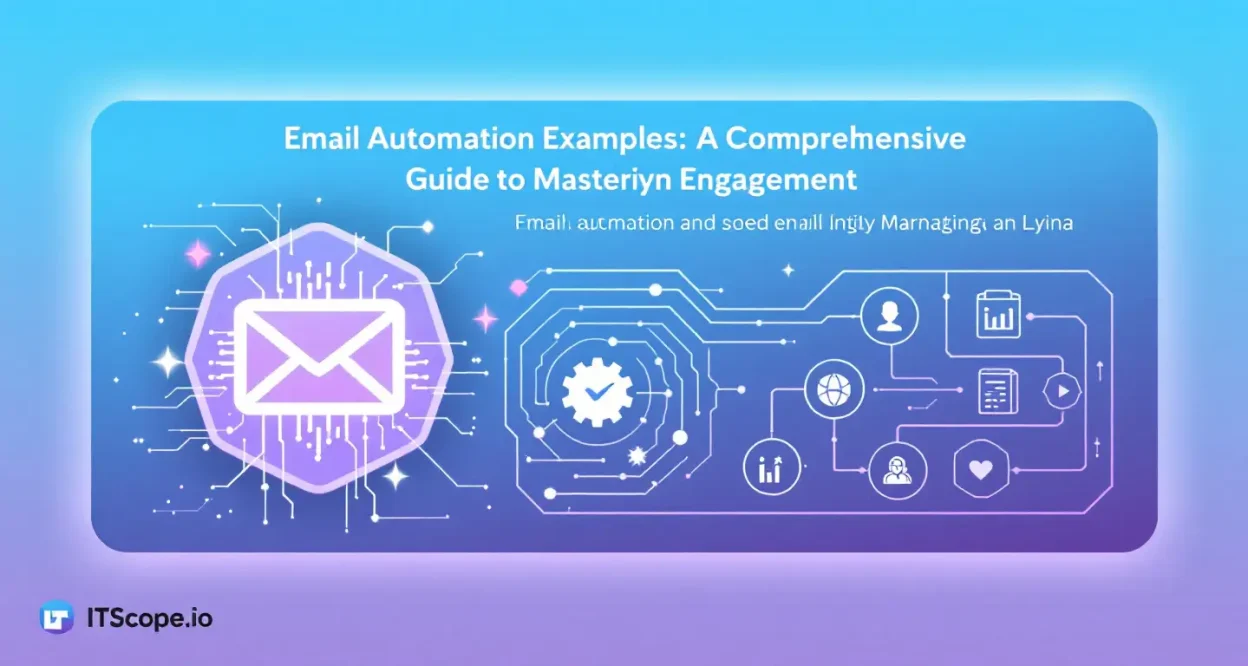 Email Automation Examples illustration showing key automation strategies and benefits discussed in the blog