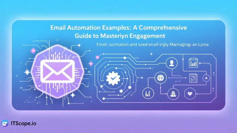 Email Automation Examples illustration showing key automation strategies and benefits discussed in the blog