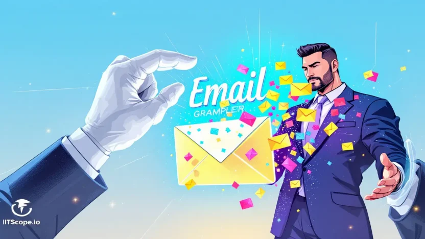 Email Grappler illustration depicting mastering inbox management techniques