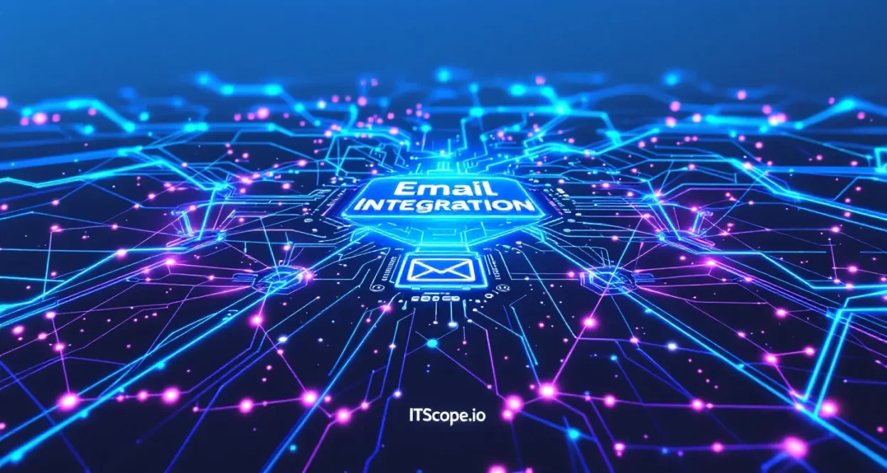 Email Integration illustration highlighting key steps in the how-to guide