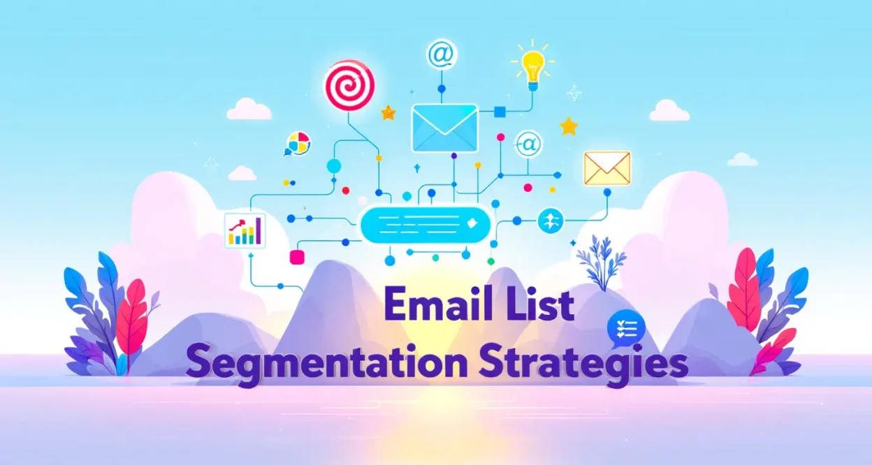 Email List Segmentation Strategies illustration showcasing key concepts and digital marketing strategies