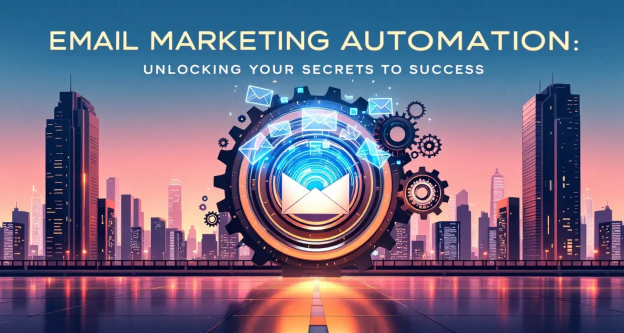 Email Marketing Automation illustration highlighting key strategies and tools