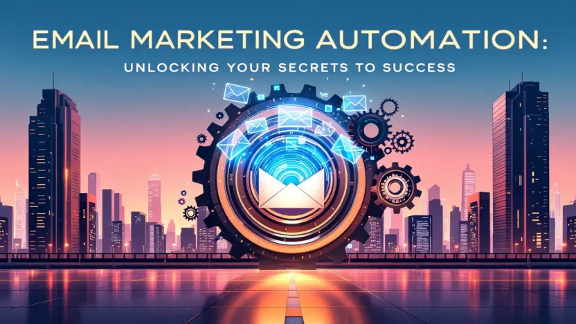 Email Marketing Automation illustration highlighting key strategies and tools