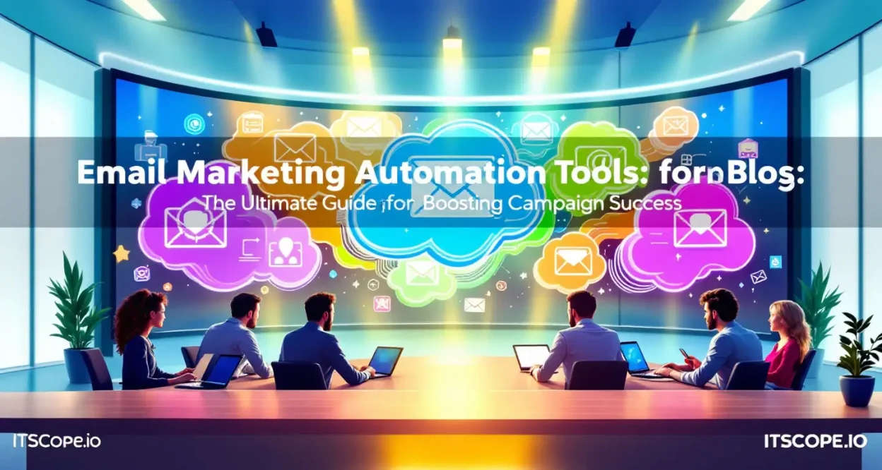 Email marketing automation tools illustration showing strategies and tools discussed in the blog