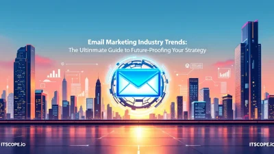 Email Marketing Industry Trends illustrated with cutting-edge digital elements