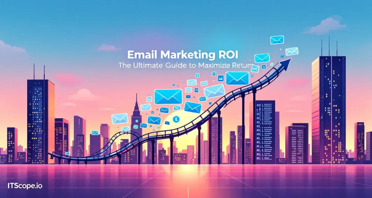 Email Marketing ROI illustration depicting strategies to maximize returns