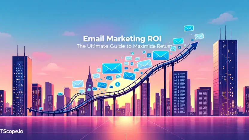 Email Marketing ROI illustration depicting strategies to maximize returns