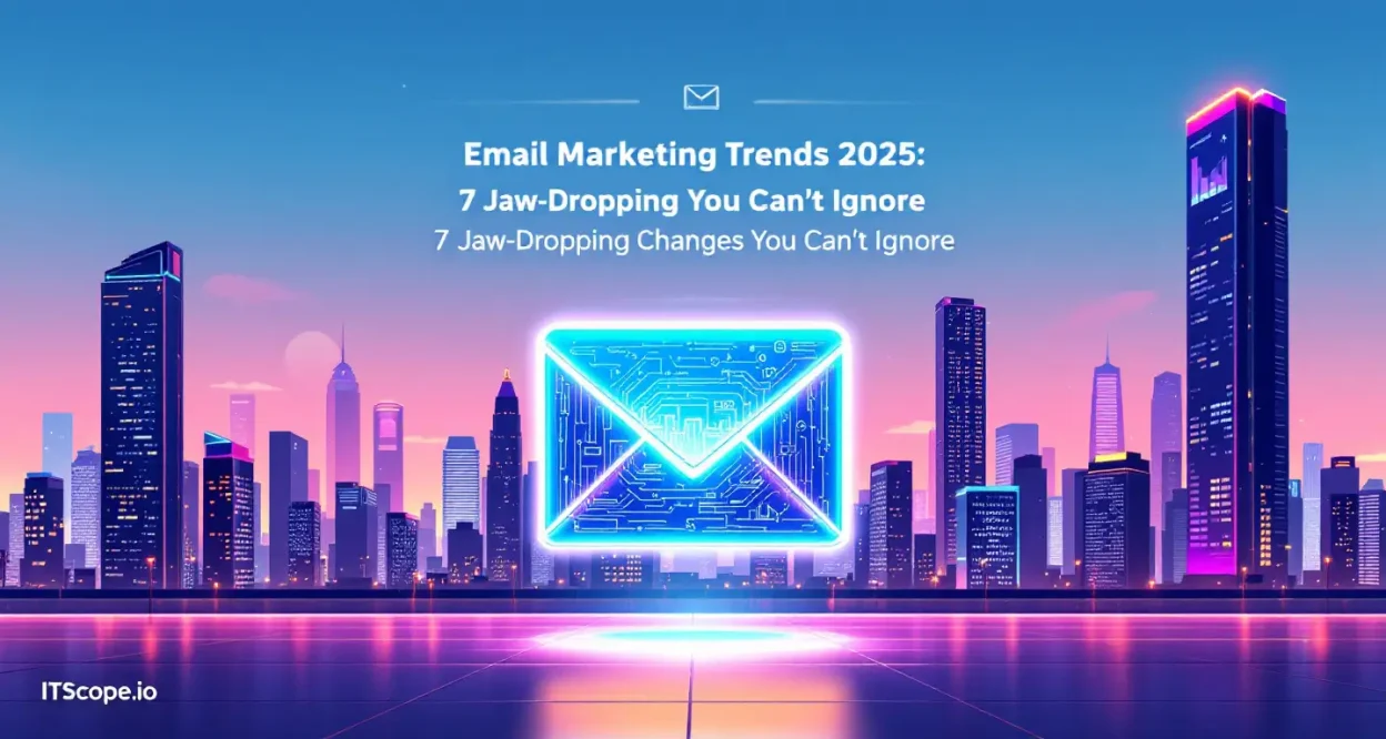 Email Marketing Trends 2025 illustration showcasing innovative digital strategies