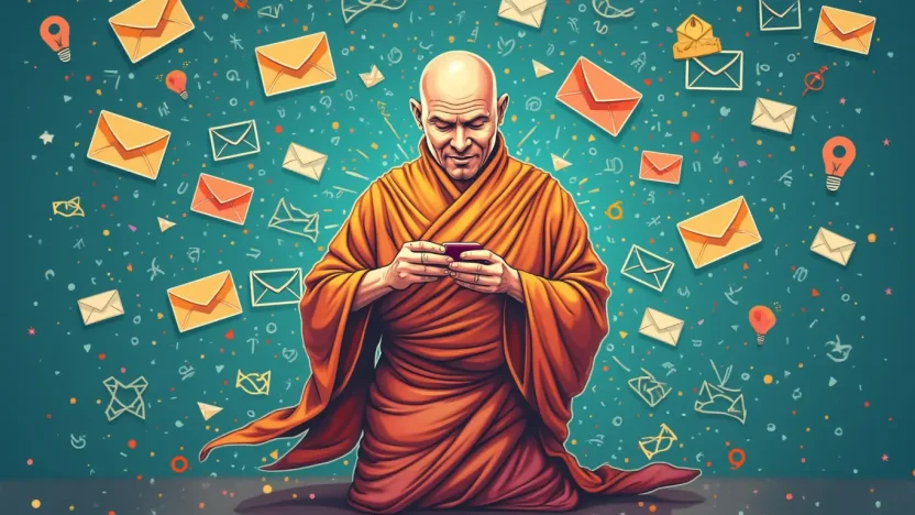 Email Monks illustration showcasing the mastery of email campaign strategies discussed in the guide.