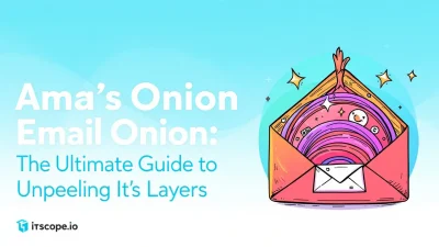 Email Onion illustration showing the layers and concepts discussed in the blog